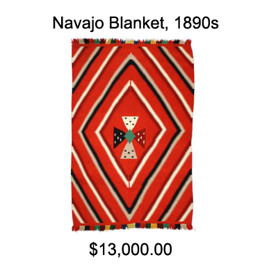 1880s Navajo Blanket
